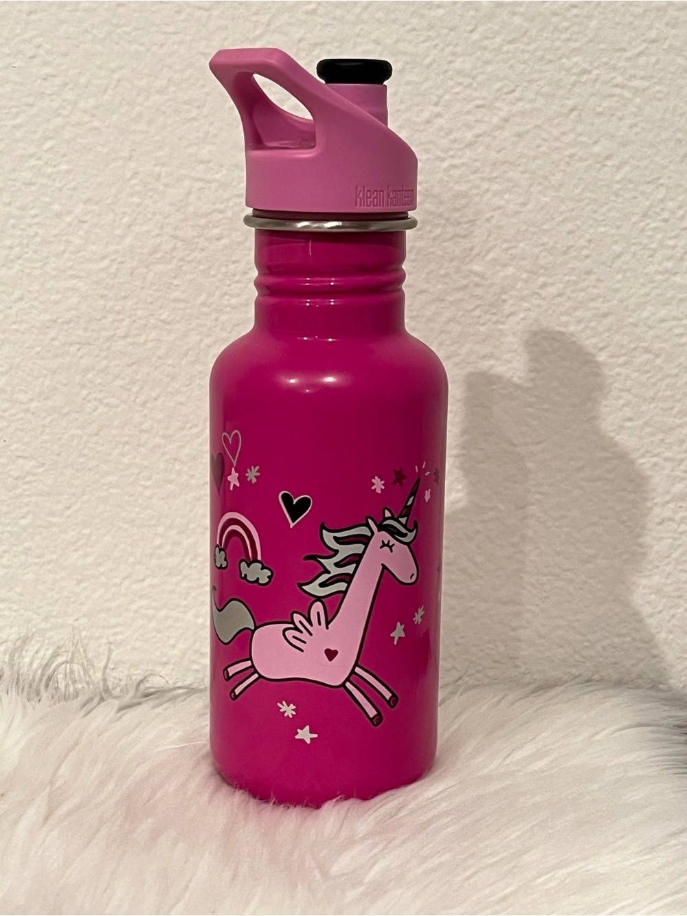 Klean Kanteen 18 oz Unicorn Stainless Steel Water Bottle